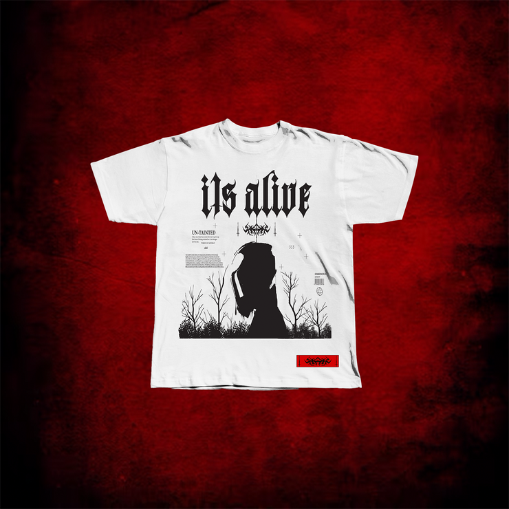 UN-TAINTED WHITE TEE