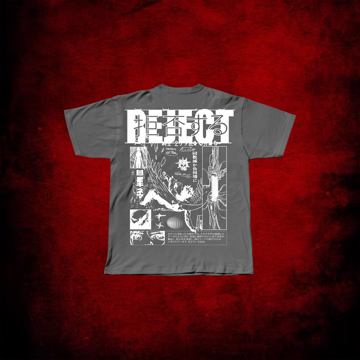 REJECT CHARCOAL TEE