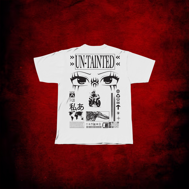UN-TAINTED WHITE TEE